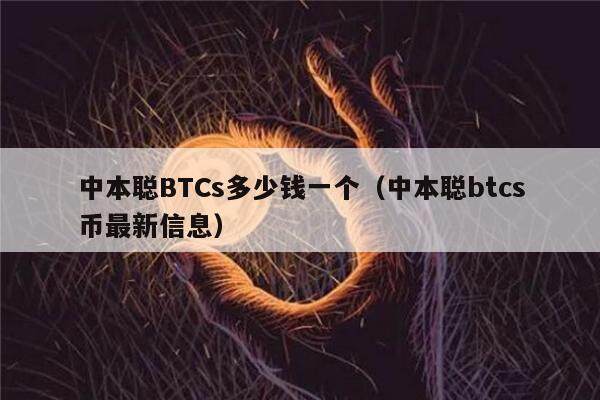 中本聪BTCs多少钱一个（中本聪btcs币最新信息）-第1张图片-芝麻交易所下载